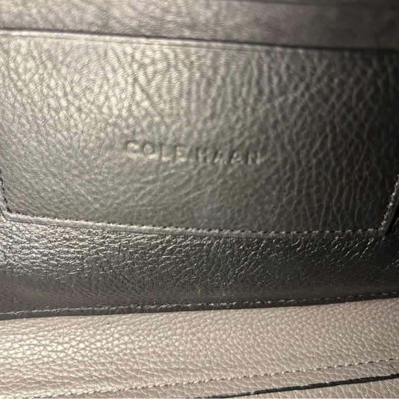 Cole Haan Black Leather Tote - Picture 3 of 13